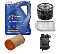FEBI BILSTEIN Controllo Set 5L MANNOL Defender 10W-40 Per Renault Laguna I