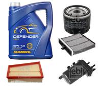 Febi BILSTEIN Controllo Set 5L mannol Defender 10W-40 per Renault Scénicii