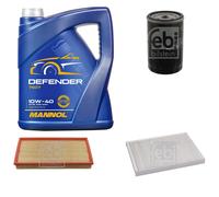 Febi BILSTEIN Controllo Set 5L mannol Defender 10W-40 per Seat Toledo II (