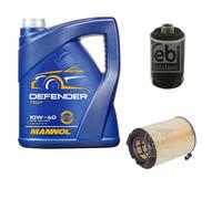 FEBI BILSTEIN Controllo Set 5L MANNOL Defender 10W-40 Per VW Passat Variant