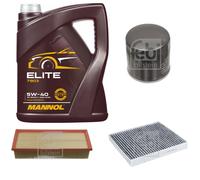 Febi BILSTEIN Controllo Set 5L mannol D'Elite 5W-40 per VW Tiguan 5N_1.4