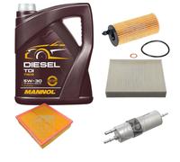 FEBI BILSTEIN Controllo Set 5L MANNOL Diesel TDI 5W-30 Per BMW 1Er F20 120D