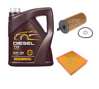 FEBI BILSTEIN Controllo Set 5L MANNOL Diesel TDI 5W-30 Per BMW 3er Touring