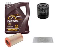 FEBI BILSTEIN Controllo Set 5L MANNOL Diesel TDI 5W-30 Per Citroën Jumper