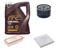 Febi BILSTEIN Controllo Set 5L mannol Diesel Tdi 5W-30 per Dacia Logan, II