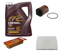FEBI BILSTEIN Controllo Set 5L MANNOL Diesel TDI 5W-30 Per Fiat 500 C 312
