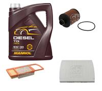 FEBI BILSTEIN Controllo Set 5L MANNOL Diesel TDI 5W-30 Per Fiat 500 C 312
