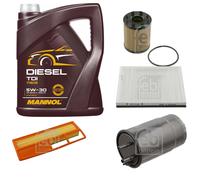 FEBI BILSTEIN Controllo Set 5L MANNOL Diesel TDI 5W-30 Per Fiat Doblo Cargo