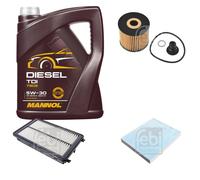 FEBI BILSTEIN Controllo Set 5L MANNOL Diesel TDI 5W-30 Per KIA Sportage QL