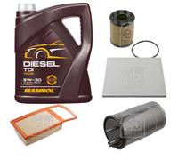 FEBI BILSTEIN Controllo Set 5L MANNOL Diesel TDI 5W-30 Per Opel Combo