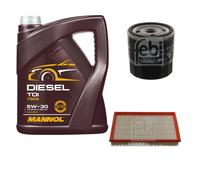 FEBI BILSTEIN Controllo Set 5L MANNOL Diesel TDI 5W-30 Per Opel Vectra A CC