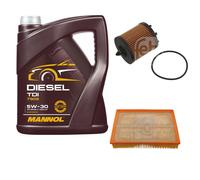 FEBI BILSTEIN Controllo Set 5L MANNOL Diesel TDI 5W-30 Per Opel Vectra C CC