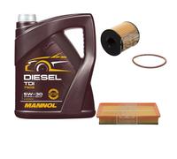 FEBI BILSTEIN Controllo Set 5L MANNOL Diesel TDI 5W-30 Per Peugeot 407 SW