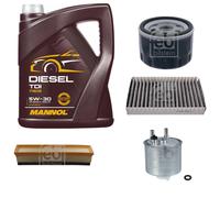 Febi BILSTEIN Controllo Set 5L mannol Diesel Tdi 5W-30 per Renault Di