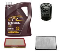 FEBI BILSTEIN Controllo Set 5L MANNOL Diesel TDI 5W-30 Per VW Passat Variant