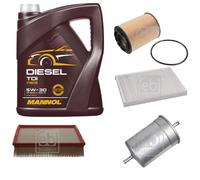 FEBI BILSTEIN Controllo Set 5L MANNOL Diesel TDI 5W-30 Per VW Passat Variant