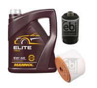 Febi BILSTEIN Controllo Set 5L mannol Elite 5W-40 per . Audi A6 Avant 4G5
