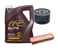 FEBI BILSTEIN Controllo Set 5L MANNOL Elite 5W-40 Per Dacia Logan MCV II KS