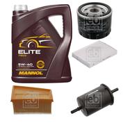 FEBI BILSTEIN Controllo set 5L MANNOL Elite 5W-40 per Dacia Sandero