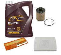 FEBI BILSTEIN Controllo Set 5L MANNOL Elite 5W-40 Per Fiat Panda 169 1.3 D