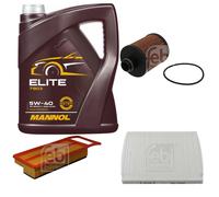 FEBI BILSTEIN Controllo Set 5L MANNOL Elite 5W-40 Per Fiat Panda 169 1.3 D
