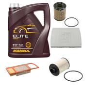 FEBI BILSTEIN Controllo Set 5L MANNOL Elite 5W-40 Per Fiat Panda 169 1.3 D