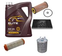 FEBI BILSTEIN Controllo Set 5L MANNOL Elite 5W-40 Per Mercedes-Benz A-Klasse