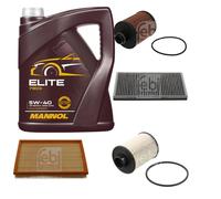 FEBI BILSTEIN Controllo Set 5L MANNOL Elite 5W-40 Per Opel Corsa D Van