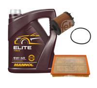 FEBI BILSTEIN Controllo Set 5L MANNOL Elite 5W-40 Per Opel Vectra C CC