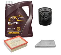 FEBI BILSTEIN Controllo Set 5L MANNOL Elite 5W-40 Per Peugeot 206 CC 2D 2.0