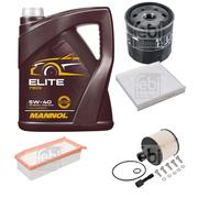 FEBI BILSTEIN Controllo Set 5L MANNOL Elite 5W-40 Per Renault Clio IV