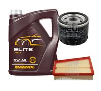 FEBI BILSTEIN Controllo set 5L MANNOL Elite 5W-40 per Renault Megane II
