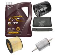 FEBI BILSTEIN Controllo Set 5L MANNOL Elite 5W-40 Per Saab 9-5 Kombi YS3E