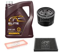 FEBI BILSTEIN Controllo Set 5L MANNOL Elite 5W-40 Per Smart Fortwo Cabrio