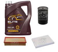 Febi BILSTEIN Controllo Set 5L mannol Elite 5W-40 per VW Transporter V Bus Di