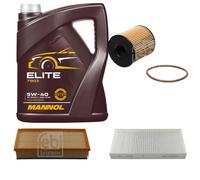 Febi BILSTEIN Controllo Set 5L mannol Elite Di 5W-40 per Citroen Jumpy