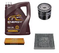 Febi BILSTEIN Controllo Set 5L mannol Energia 5W-30 per Ford C-Max DM2 1.6