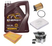Febi BILSTEIN Controllo Set 5L mannol Energia 5W-30 per Ford Fiesta V di Van