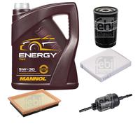 Febi BILSTEIN Controllo Set 5L mannol Energia 5W-30 per Ford, Fiesta V Jh