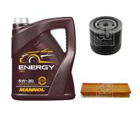 Febi BILSTEIN Controllo Set 5L mannol Energia 5W-30 per Volvo S40 I 644 1.8
