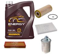 Febi BILSTEIN Controllo Set 5L mannol Energia 5W-30 per VW Caddy II Casella