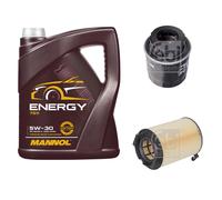 Febi BILSTEIN Controllo Set 5L mannol Energia 5W-30 per VW Golf Di V 1K1 1.4