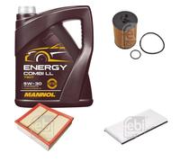 FEBI BILSTEIN Controllo set 5L MANNOL Energia Combi LL 5W-30 per Mercedes