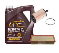FEBI BILSTEIN Controllo set 5L MANNOL Energia Formula PD 5W-40 per il VW Tiguan