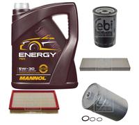 FEBI BILSTEIN Controllo Set 5L MANNOL Energy 5W-30 Per Audi 80 8C B4 2.0 E