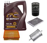 FEBI BILSTEIN Controllo Set 5L MANNOL Energy 5W-30 per Audi A4 1.8 T quattro