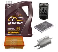 FEBI BILSTEIN Controllo Set 5L MANNOL Energy 5W-30 Per Audi A4 Cabriolet