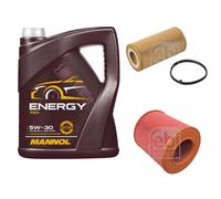 FEBI BILSTEIN Controllo Set 5L MANNOL Energy 5W-30 Per Audi A6 4F2 C6 2.0