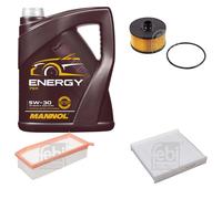 FEBI BILSTEIN Controllo Set 5L MANNOL Energy 5W-30 Per Dacia Sandero II