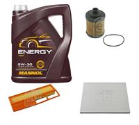 FEBI BILSTEIN Controllo set 5L MANNOL Energy 5W-30 per Fiat Linea 323_ 110_
